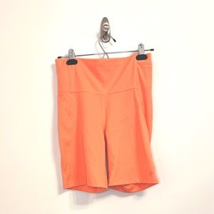 Coral Biker Shorts